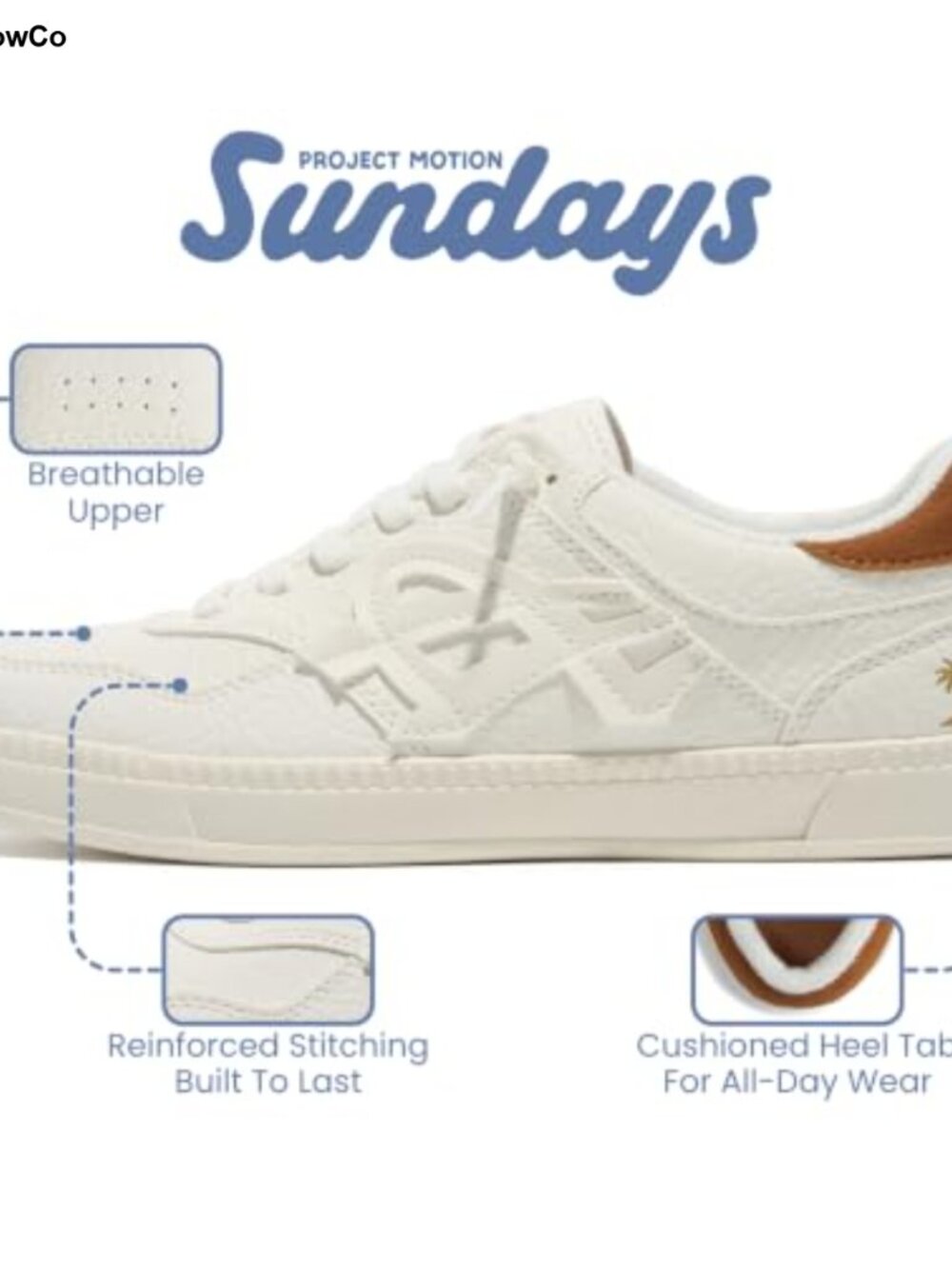 Canvas Platform Sneakers Non-Slip Lace-Up Walking Shoes - Picture 2 of 5